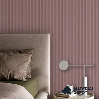 Dusty Pink Patterned Look PN 07070 9.5 ft x 4.9 inch Charcoal Panel - 10 mm | Suitable for Feature Wall, TV Unit & Living Room | Width is Subjected to 5% Variation
