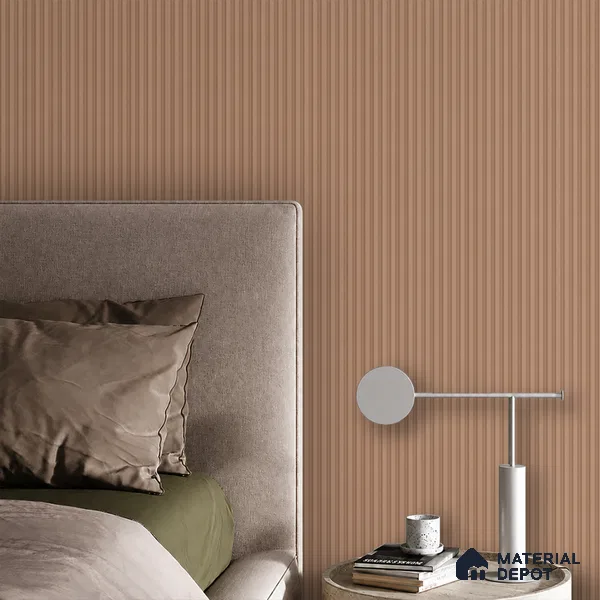 Oak Brown Patterned Look PN 07076 9.5 ft x 4.9 inch Charcoal Panel - 10 mm | Suitable for Feature Wall, TV Unit & Living Room | Width is Subjected to 5% Variation