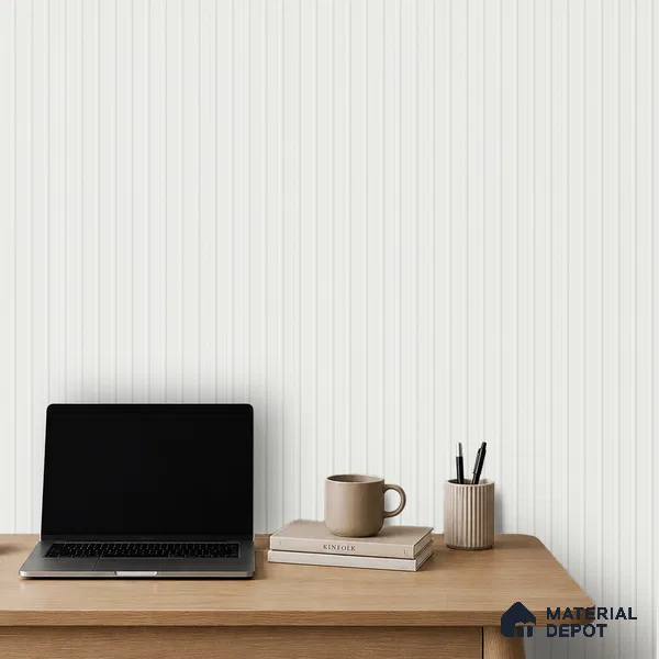 Dove Grey Patterned Look PN 07081 10 ft x 4.9 inch Charcoal Panel - 6 mm | Suitable for Feature Wall, TV Unit & Living Room | Width is Subjected to 5% Variation