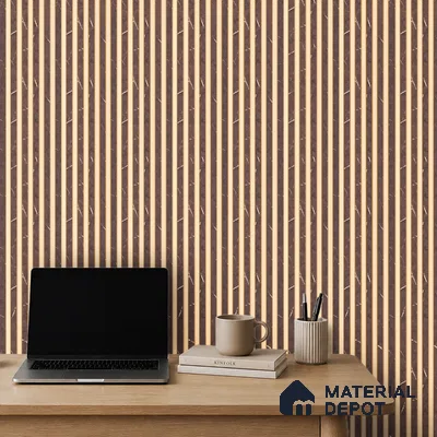 Cappucino Brown Marble Look PN 07086 10 ft x 4.9 inch Charcoal Panel - 6 mm | Suitable for Feature Wall, TV Unit & Living Room | Width is Subjected to 5% Variation