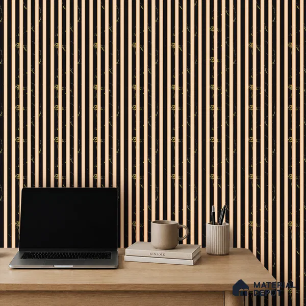 Onyx Black Marble Look PN 07088 10 ft x 4.9 inch Charcoal Panel - 6 mm | Suitable for Feature Wall, TV Unit & Living Room | Width is Subjected to 5% Variation