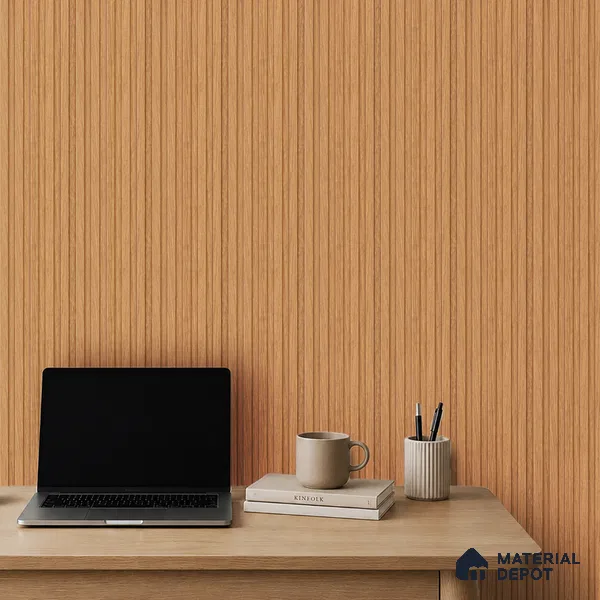 Wooden Look PN 07098 10 ft x 4.9 inch Charcoal Panel - 6 mm | Suitable for Feature Wall, TV Unit & Living Room | Width is Subjected to 5% Variation