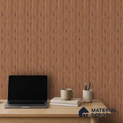 Wooden Look PN 07102 10 ft x 4.9 inch Charcoal Panel - 6 mm | Suitable for Feature Wall, TV Unit & Living Room | Width is Subjected to 5% Variation