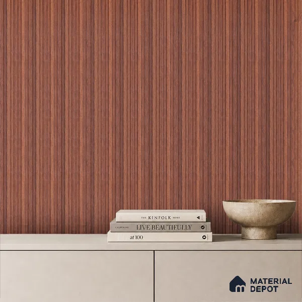 Wooden Look PN 07172 9.5 ft x 4.7 inch Charcoal Panel - 11 mm | Suitable for Feature Wall, TV Unit & Living Room | Width is Subjected to 5% Variation