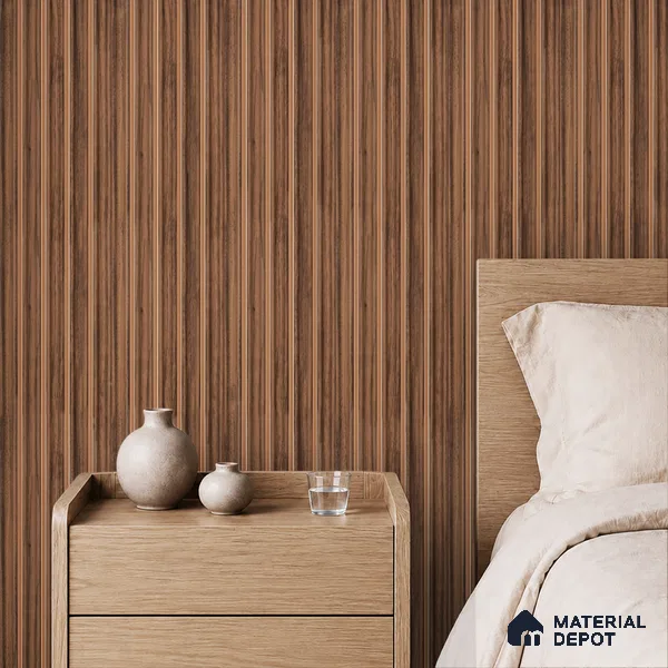 Wooden Look PN 07373 8 ft x 9.6 inch PVC Panel - 10 mm | Suitable for Living Room, Bedroom & Office | Width is Subjected to 5% Variation