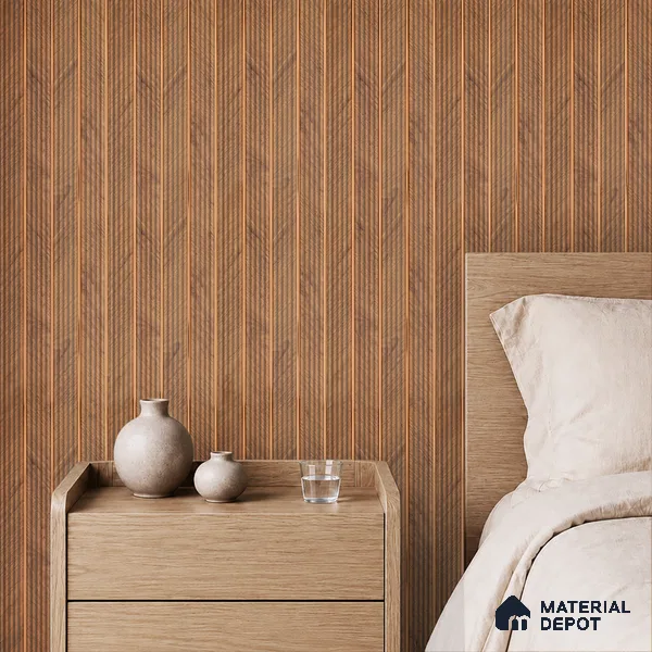 Wooden Look PN 07374 8 ft x 9.6 inch PVC Panel - 10 mm | Suitable for Living Room, Bedroom & Office | Width is Subjected to 5% Variation