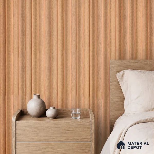 Wooden Look PN 07392 8 ft x 9.6 inch PVC Panel - 10 mm | Suitable for Living Room, Bedroom & Office | Width is Subjected to 5% Variation