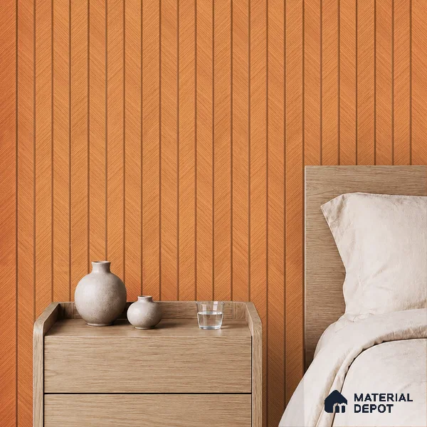 Wooden Look PN 07398 8 ft x 9.6 inch PVC Panel - 10 mm | Suitable for Living Room, Bedroom & Office | Width is Subjected to 5% Variation