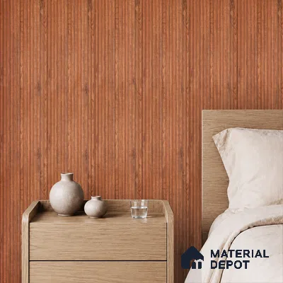 Wooden Look PN 07406 8 ft x 12 inch PVC Panel - 10 mm | Suitable for Living Room, Bedroom & Office | Width is Subjected to 5% Variation
