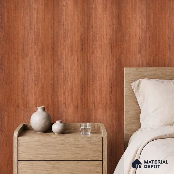 Wooden Look PN 07407 8 ft x 12 inch PVC Panel - 10 mm | Suitable for Living Room, Bedroom & Office | Width is Subjected to 5% Variation