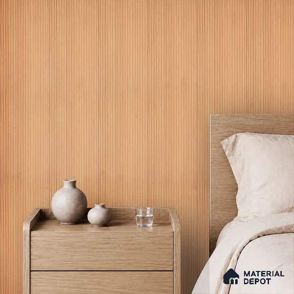 Wooden Look PN 07411 8 ft x 12 inch PVC Panel - 10 mm | Suitable for Living Room, Bedroom & Office | Width is Subjected to 5% Variation