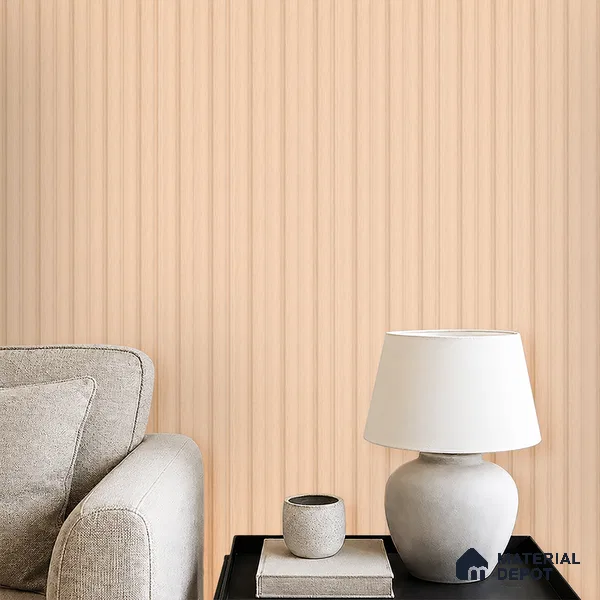 Wooden Look PN 07458 8 ft x 4.8 inch PVC Panel - 10 mm | Suitable for Living Room, Bedroom & Office | Width is Subjected to 5% Variation