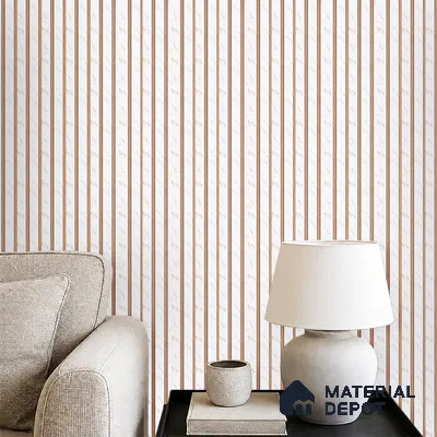 Ivory Pearl Marble Look PN 07459 8 ft x 4.8 inch PVC Panel - 10 mm | Suitable for Living Room, Bedroom & Office | Width is Subjected to 5% Variation