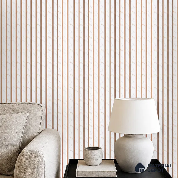Ivory Pearl Marble Look PN 07459 8 ft x 4.8 inch PVC Panel - 10 mm | Suitable for Living Room, Bedroom & Office | Width is Subjected to 5% Variation