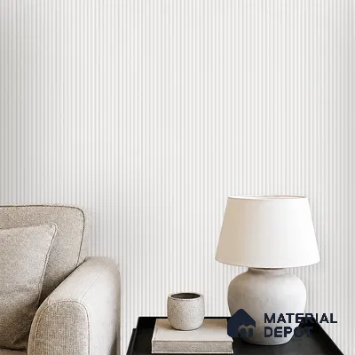 Ivory Beige Plain Colour Look PN 07478 8 ft x 4.8 inch PVC Panel - 10 mm | Suitable for Living Room, Bedroom & Office | Width is Subjected to 5% Variation