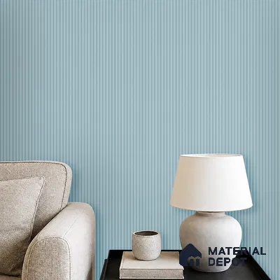Cloud Grey Plain Colour Look PN 07480 8 ft x 4.8 inch PVC Panel - 10 mm | Suitable for Living Room, Bedroom & Office | Width is Subjected to 5% Variation