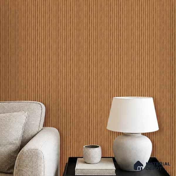 Wooden Look PN 07487 8 ft x 4.8 inch PVC Panel - 10 mm | Suitable for Living Room, Bedroom & Office | Width is Subjected to 5% Variation