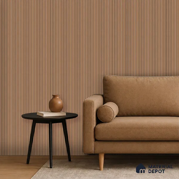 Wooden Look PN 07498 8 ft x 6 inch PVC Panel - 10 mm | Suitable for Living Room, Bedroom & Office | Width is Subjected to 5% Variation