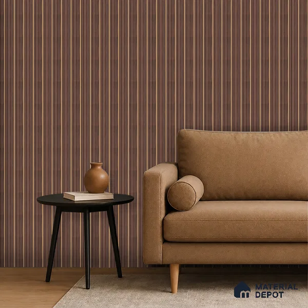Wooden Look PN 07505 8 ft x 6 inch PVC Panel - 10 mm | Suitable for Living Room, Bedroom & Office | Width is Subjected to 5% Variation