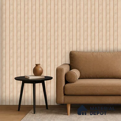 Wooden Look PN 07506 8 ft x 6 inch PVC Panel - 10 mm | Suitable for Living Room, Bedroom & Office | Width is Subjected to 5% Variation