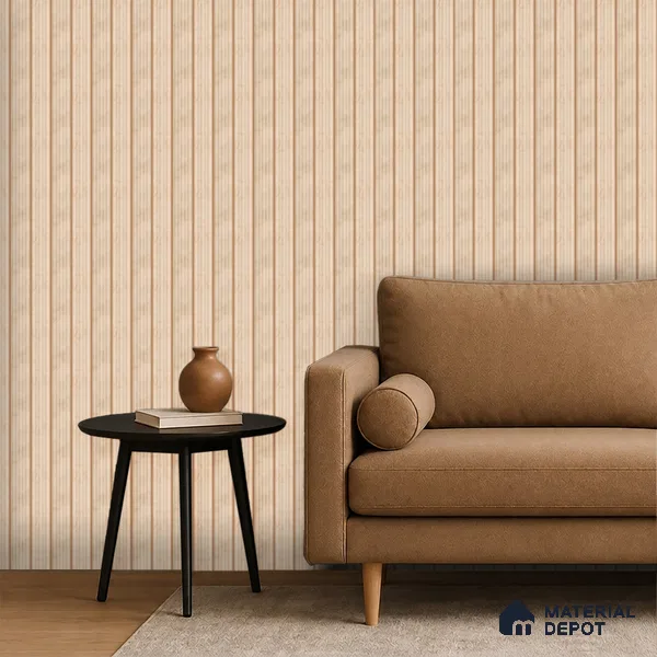 Wooden Look PN 07506 8 ft x 6 inch PVC Panel - 10 mm | Suitable for Living Room, Bedroom & Office | Width is Subjected to 5% Variation