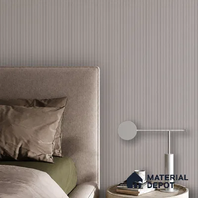 Light Grey Fabric Look PN 07599 9.5 ft x 4.9 inch Charcoal Panel - 12 mm | Suitable for Feature Wall, TV Unit & Living Room | Width is Subjected to 5% Variation
