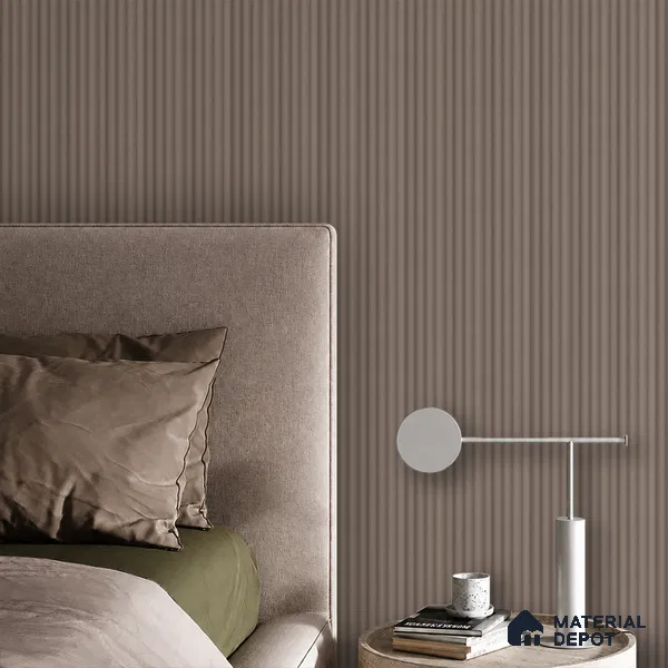 Basalt Grey Plain Colour Look PN 07604 9.5 ft x 4.9 inch Charcoal Panel - 12 mm | Suitable for Feature Wall, TV Unit & Living Room | Width is Subjected to 5% Variation