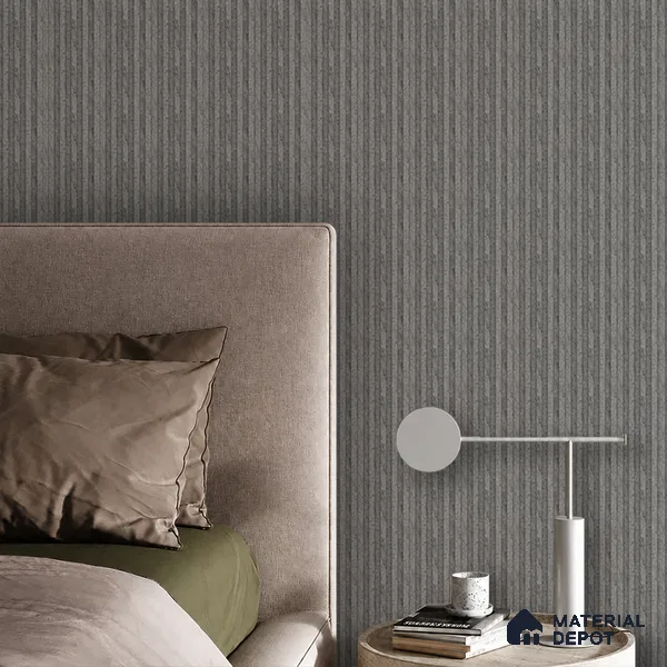 Mist Grey Stone Look PN 07609 9.5 ft x 4.9 inch Charcoal Panel - 12 mm | Suitable for Feature Wall, TV Unit & Living Room | Width is Subjected to 5% Variation