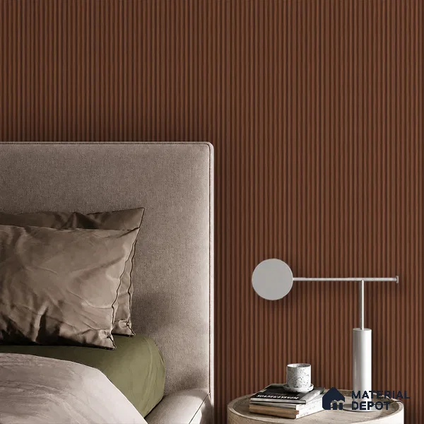 Wooden Look PN 07642 9.5 ft x 4.9 inch Charcoal Panel - 11 mm | Suitable for Feature Wall, Living Room & Bedroom | Width is Subjected to 5% Variation