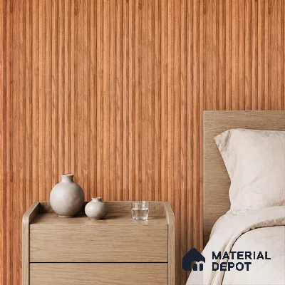 Wooden Look PN 07656 8 ft x 10 inch Charcoal Panel - 10 mm | Suitable for Living Room, Bedroom & Office | Width is Subjected to 5% Variation