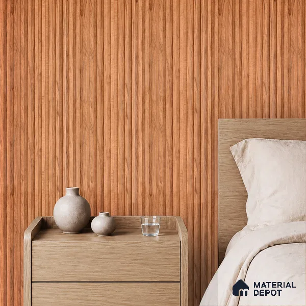 Wooden Look PN 07656 8 ft x 10 inch Charcoal Panel - 10 mm | Suitable for Living Room, Bedroom & Office | Width is Subjected to 5% Variation