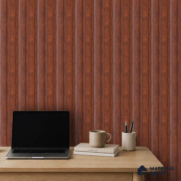 Wooden Look PN 07685 9.1 ft x 4.9 inch Charcoal Panel - 12 mm | Suitable for Living Room, Bedroom & TV Cabinet | Width is Subjected to 5% Variation