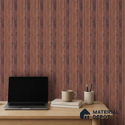 Wooden Look PN 07693 9.1 ft x 4.9 inch Charcoal Panel - 12 mm | Suitable for Living Room, Bedroom & TV Cabinet | Width is Subjected to 5% Variation