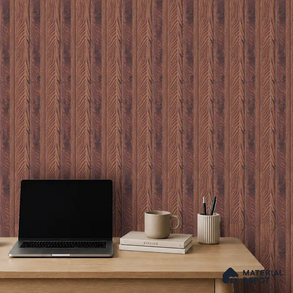 Wooden Look PN 07693 9.1 ft x 4.9 inch Charcoal Panel - 12 mm | Suitable for Living Room, Bedroom & TV Cabinet | Width is Subjected to 5% Variation