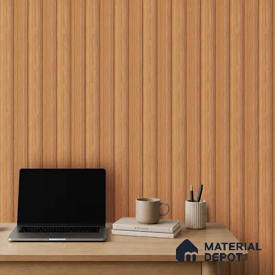 Wooden Look PN 07696 9.1 ft x 4.9 inch Charcoal Panel - 12 mm | Suitable for Living Room, Bedroom & TV Cabinet | Width is Subjected to 5% Variation
