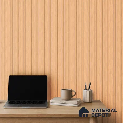 Wooden Look PN 07699 9.1 ft x 4.9 inch Charcoal Panel - 12 mm | Suitable for Living Room, Bedroom & TV Cabinet | Width is Subjected to 5% Variation