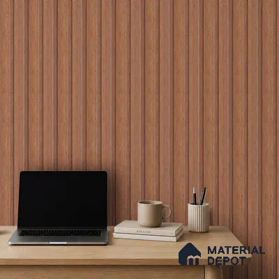 Wooden Look PN 07700 9.1 ft x 4.9 inch Charcoal Panel - 12 mm | Suitable for Living Room, Bedroom & TV Cabinet | Width is Subjected to 5% Variation