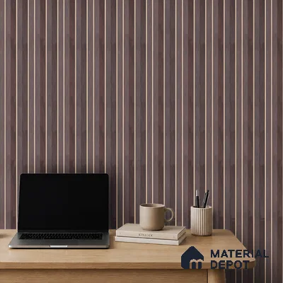 Wooden Look PN 07706 9.1 ft x 4.9 inch Charcoal Panel - 12 mm | Suitable for Living Room, Bedroom & TV Cabinet | Width is Subjected to 5% Variation