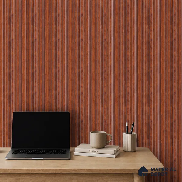 Wooden Look PN 07711 9.1 ft x 4.9 inch Charcoal Panel - 12 mm | Suitable for Living Room, Bedroom & TV Cabinet | Width is Subjected to 5% Variation