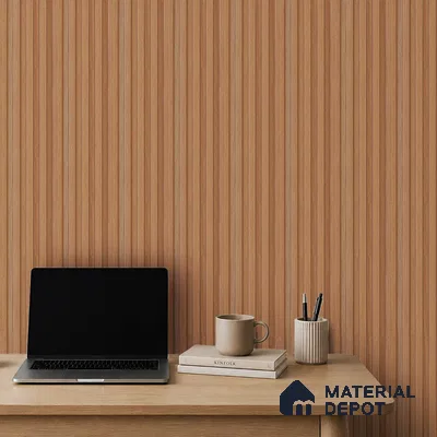 Wooden Look PN 07712 9.1 ft x 4.9 inch Charcoal Panel - 12 mm | Suitable for Living Room, Bedroom & TV Cabinet | Width is Subjected to 5% Variation