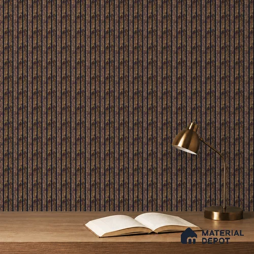 Brown Wooden Louver PN 05276 8 ft x 4.9 inch Charcoal Panel - 11 mm | Suitable for Feature Wall, TV Unit & Living Room | Width is Subjected to 5% Variation