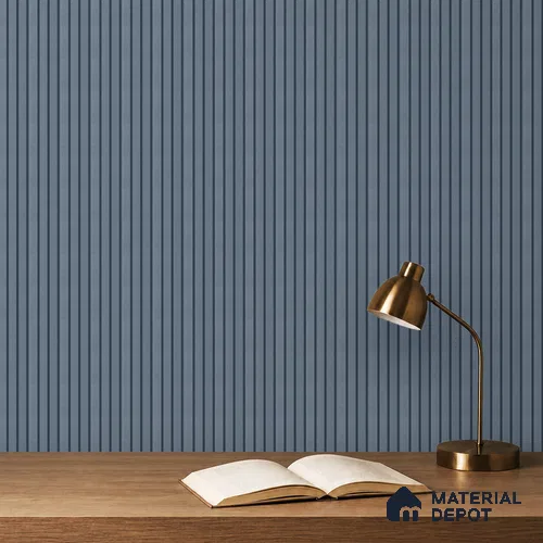 Grey Plain Colour Louver PN 05280 8 ft x 4.9 inch Charcoal Panel - 11 mm | Suitable for Feature Wall, TV Unit & Living Room | Width is Subjected to 5% Variation