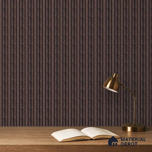 Wenge Wooden Louver PN 05283 8 ft x 4.9 inch Charcoal Panel - 11 mm | Suitable for Feature Wall, TV Unit & Living Room | Width is Subjected to 5% Variation