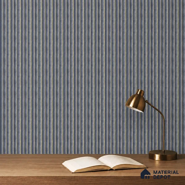 Grey Stone Louver PN 05294 8 ft x 4.9 inch Charcoal Panel - 12 mm | Suitable for Feature Wall, TV Unit & Living Room | Width is Subjected to 5% Variation