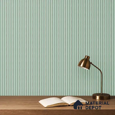 Blue Plain Colour Louver PN 05295 8 ft x 4.9 inch Charcoal Panel - 12 mm | Suitable for Feature Wall, TV Unit & Living Room | Width is Subjected to 5% Variation