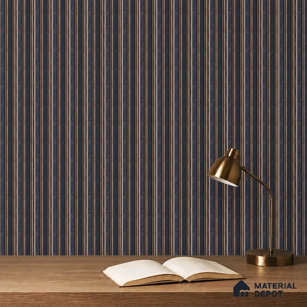 Black Marble Louver PN 05302 8 ft x 4.9 inch Charcoal Panel - 12 mm | Suitable for Feature Wall, TV Unit & Living Room | Width is Subjected to 5% Variation