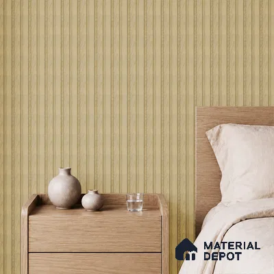 Beige Wooden Louver PN 05461 8 ft x 5 inch Charcoal Panel - 11 mm | Suitable for Feature Wall, TV Unit & Living Room | Width is Subjected to 5% Variation