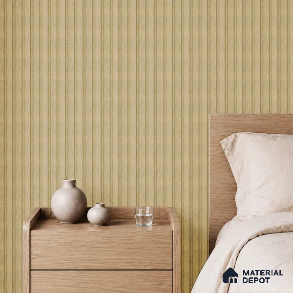 Beige Wooden Louver PN 05461 8 ft x 5 inch Charcoal Panel - 11 mm | Suitable for Feature Wall, TV Unit & Living Room | Width is Subjected to 5% Variation
