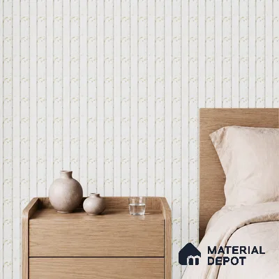 White Marble Louver PN 05479 8 ft x 5 inch Charcoal Panel - 11 mm | Suitable for Feature Wall, TV Unit & Living Room | Width is Subjected to 5% Variation
