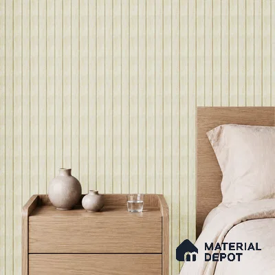 Beige Marble Louver PN 05485 (M 5421) 8 ft x 5 inch Charcoal Panel - 11 mm | Suitable for Feature Wall, TV Unit & Living Room | Width is Subjected to 5% Variation